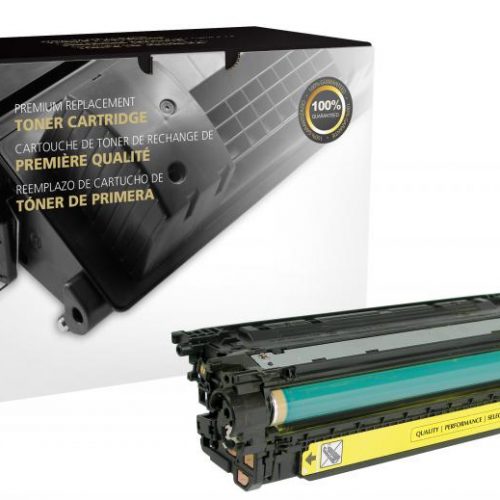 Clover Remanufactured Yellow Toner Cartridge for HP CE252A (HP 504A)