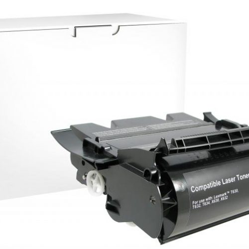Clover Remanufactured High Yield Toner Cartridge for Lexmark Compliant T630/T632/T634/X632/X634