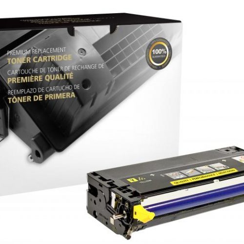 Clover Remanufactured High Yield Yellow Toner Cartridge for Dell 3130