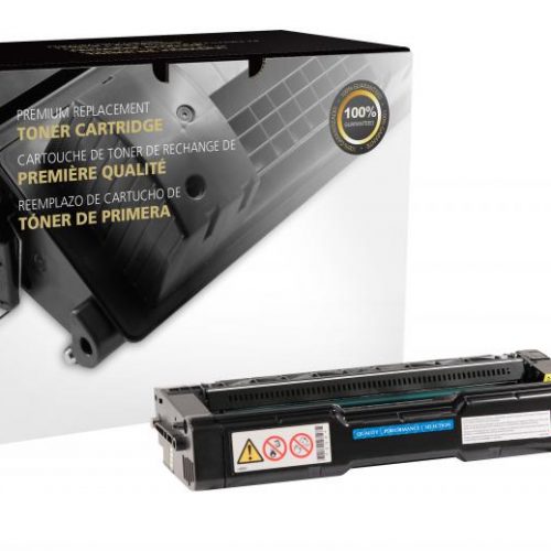 Clover Remanufactured High Yield Cyan Toner Cartridge for Ricoh 406476