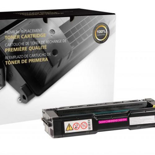 Clover Remanufactured High Yield Magenta Toner Cartridge for Ricoh 406477