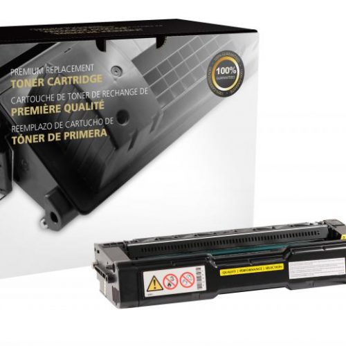 Clover Remanufactured High Yield Yellow Toner Cartridge for Ricoh 406478