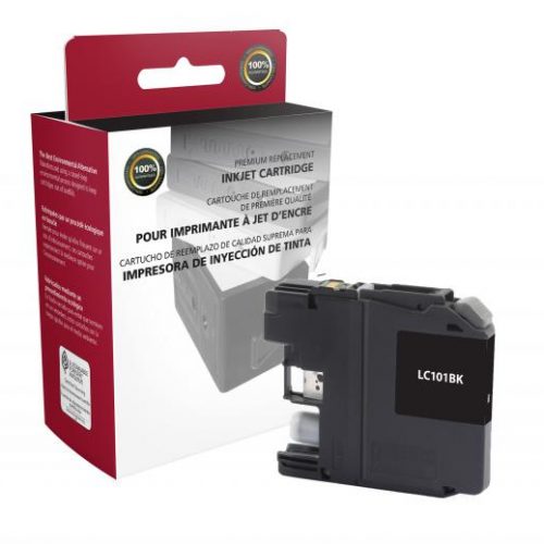 Clover Non-OEM New Black Ink Cartridge for Brother LC101