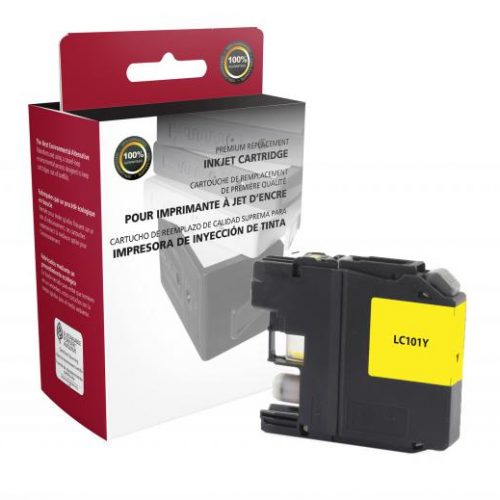 Clover Non-OEM New Yellow Ink Cartridge for Brother LC101