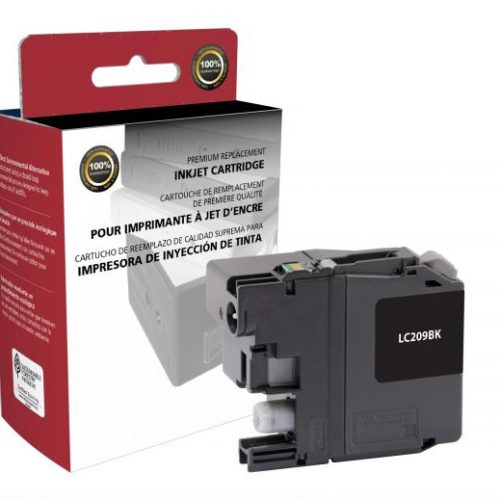 Clover Non-OEM New Super High Yield Black Ink Cartridge for Brother LC209XXL