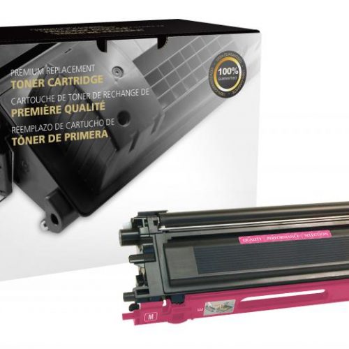 Clover Remanufactured Magenta Toner Cartridge for Brother TN110