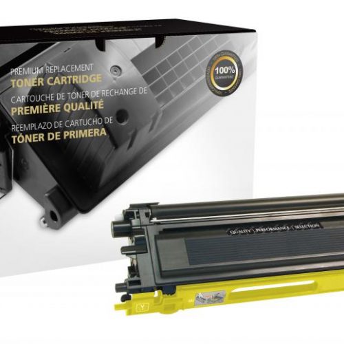 Clover Remanufactured Yellow Toner Cartridge for Brother TN110