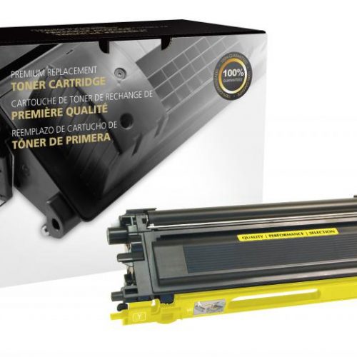 Clover Remanufactured High Yield Yellow Toner Cartridge for Brother TN115