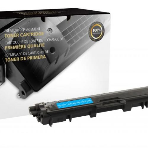 Clover Remanufactured High Yield Cyan Toner Cartridge for Brother TN225