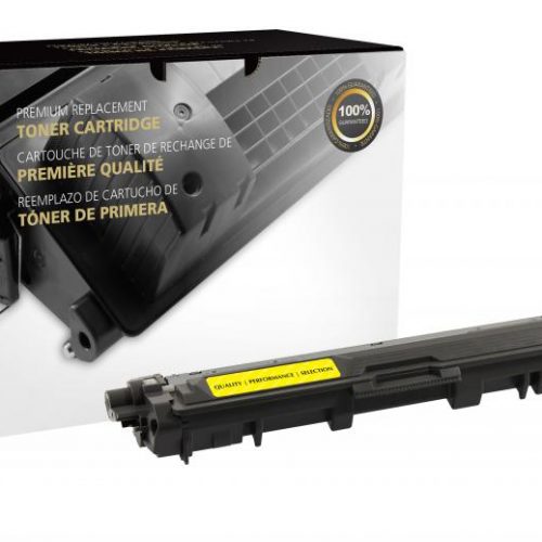 Clover Remanufactured High Yield Yellow Toner Cartridge for Brother TN225