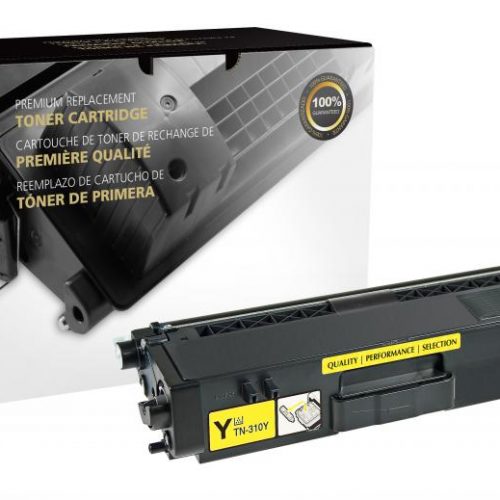 Clover Remanufactured High Yield Yellow Toner Cartridge for Brother TN315