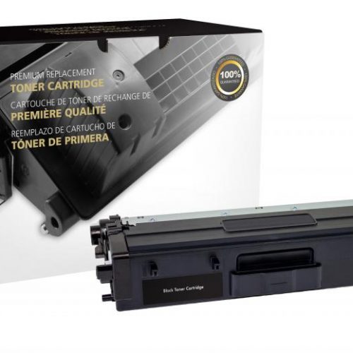 Clover Remanufactured High Yield Black Toner Cartridge for Brother TN433BK