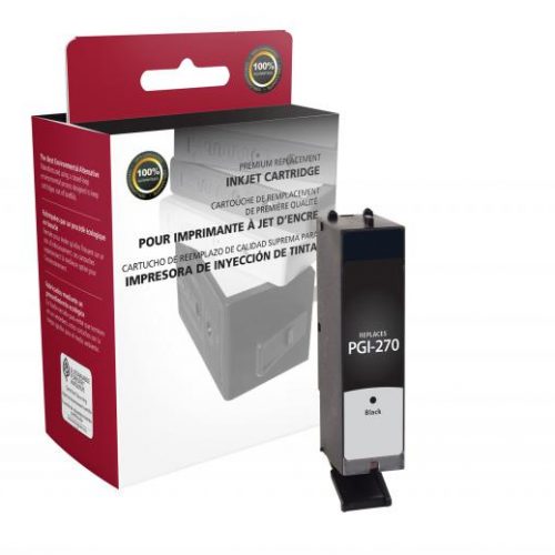 Clover Remanufactured Black Ink cartridge for Canon PGI-270