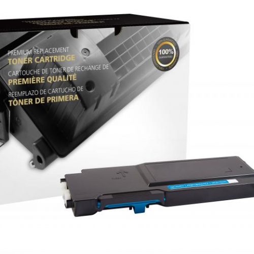 Clover Remanufactured High Yield Cyan Toner Cartridge for Dell C2660