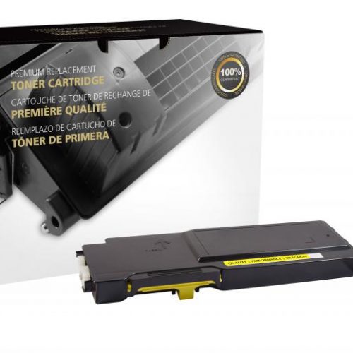 Clover Remanufactured High Yield Yellow Toner Cartridge for Dell C2660