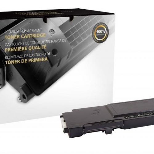 Clover Remanufactured High Yield Black Toner Cartridge for Dell C3760
