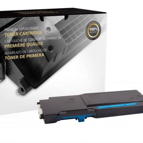 Clover Remanufactured High Yield Cyan Toner Cartridge for Dell C3760
