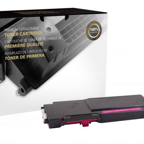 Clover Remanufactured High Yield Magenta Toner Cartridge for Dell C3760