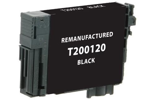 EPC Remanufactured Black Ink Cartridge for Epson T200120