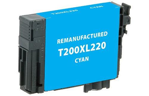 EPC Remanufactured High Yield Cyan Ink Cartridge for Epson T200XL220