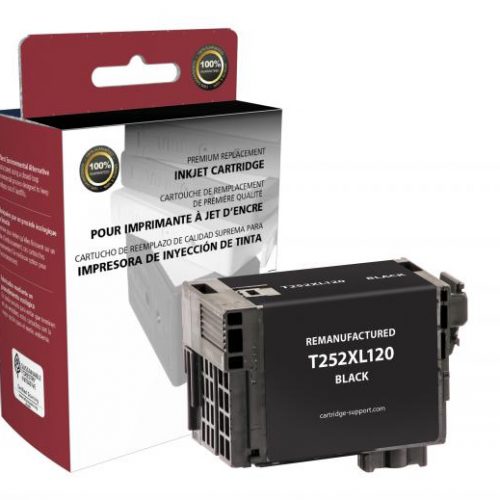 EPC Remanufactured High Yield Black Ink Cartridge for Epson T252XL120