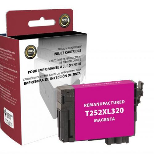 EPC Remanufactured High Yield Magenta Ink Cartridge for Epson T252XL320