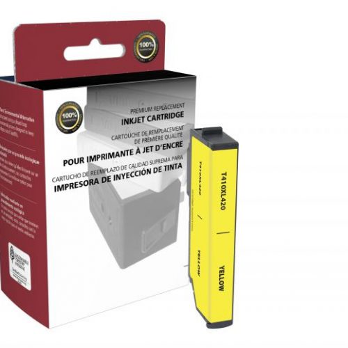 EPC Remanufactured High Capacity Yellow Ink Cartridgefor  Epson T410XL420