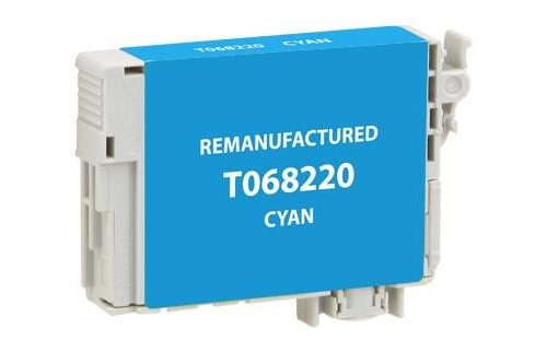 EPC Remanufactured High Yield Cyan Ink Cartridge for Epson T068220