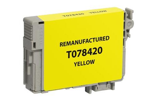 EPC Remanufactured Yellow Ink Cartridge for Epson T078420