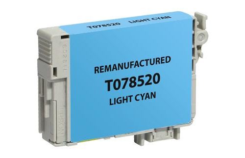 EPC Remanufactured Light Cyan Ink Cartridge for Epson T078520