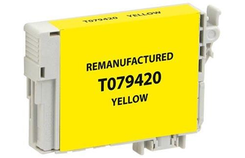 EPC Remanufactured High Yield Yellow Ink Cartridge for Epson T079420