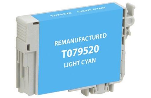 EPC Remanufactured High Yield Light Cyan Ink Cartridge for Epson T079520