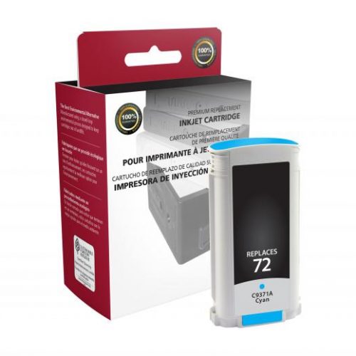 Clover Cyan Ink Cartridge for HP C9371A (HP 72)