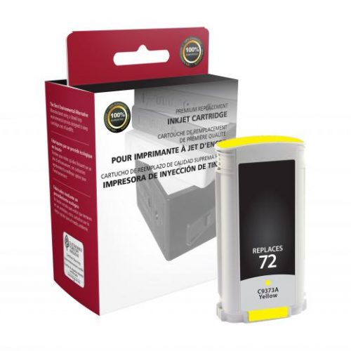 Clover Remanufactured Yellow Ink Cartridge for HP C9373A (HP 72)