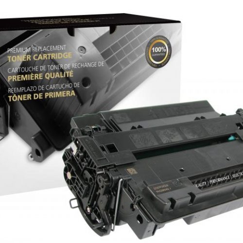 Clover Remanufactured Extended Yield Toner Cartridge for HP CE255X (HP 55X)