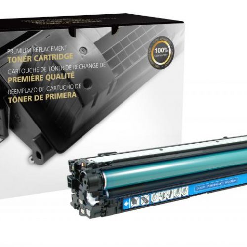 Clover Remanufactured Cyan Toner Cartridge for HP CE271A (HP 650A)