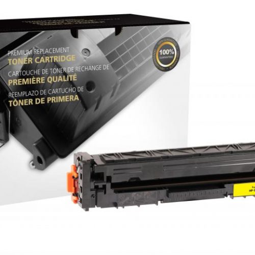 Clover Remanufactured High Yield Yellow Toner Cartridge for HP CF402X (HP 201X)
