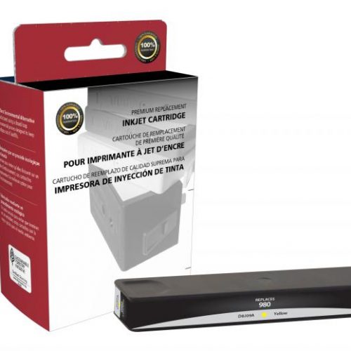 Clover Remanufactured Yellow Ink Cartridge for HP D8J09A (HP 980)
