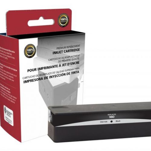 Clover Remanufactured Black Ink Cartridge for HP D8J10A (HP 980)