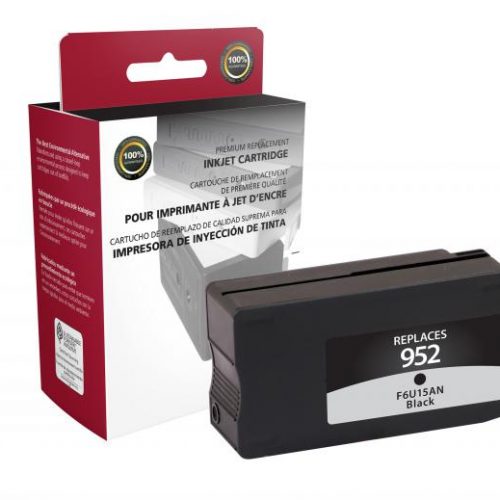 Clover Remanufactured Black Ink Cartridge for HP F6U15AN (HP 952)