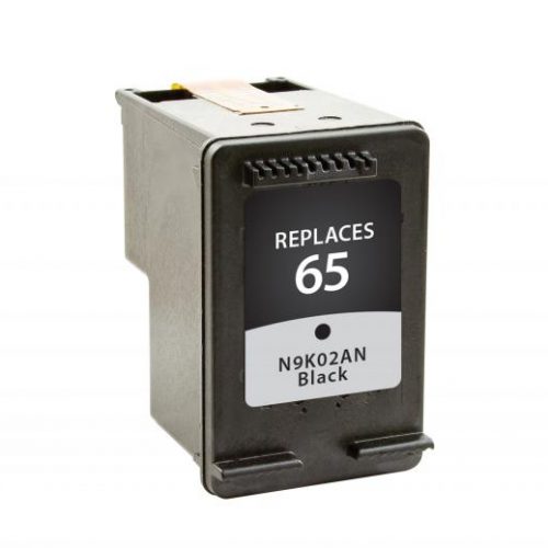 Clover Remanufactured Black Ink Cartridge for HP N9K02AN (HP 65)