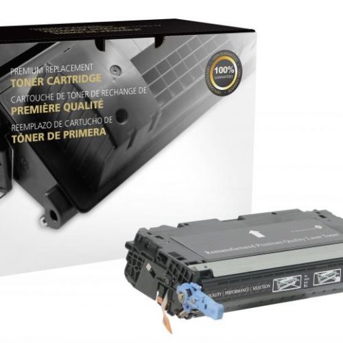 Clover Remanufactured Black Toner Cartridge for HP Q6470A (HP 501A)