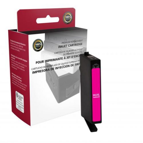 Clover Remanufactured High Yield Magenta Ink Cartridge for HP T6M06AN (HP 902XL)