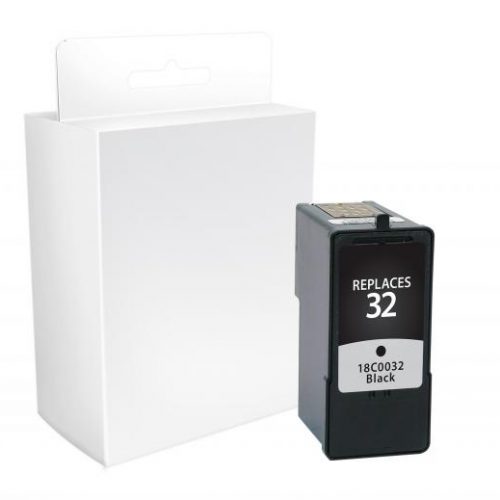Clover Remanufactured Black Ink Cartridge for Lexmark #32