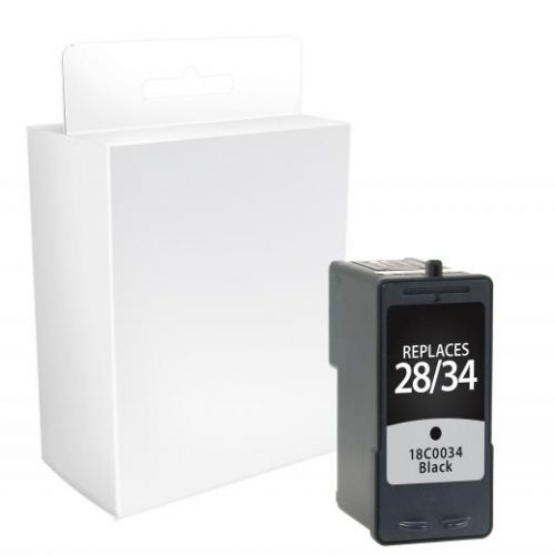 Clover Remanufactured Black Ink Cartridge for Lexmark #28/#34