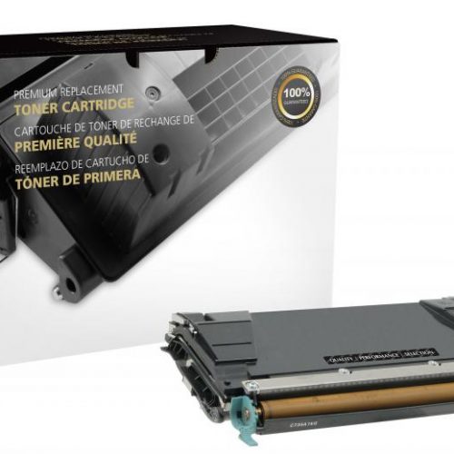 Clover Remanufactured High Yield Black Toner Cartridge for Lexmark C520/C522/C524/C534
