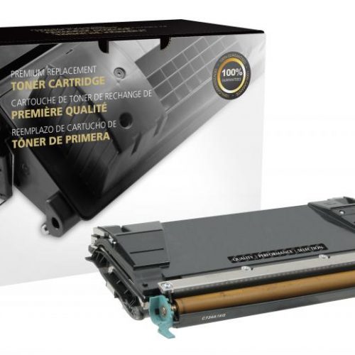 Clover Remanufactured Black Toner Cartridge for Lexmark C734