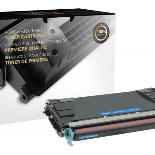 Clover Remanufactured Cyan Toner Cartridge for Lexmark C734/C736/X734