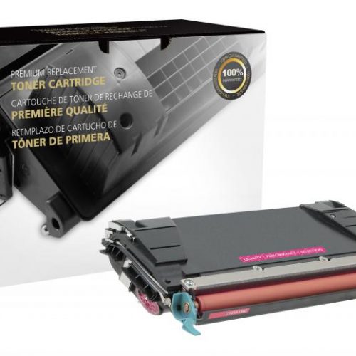 Clover Remanufactured Magenta Toner Cartridge for Lexmark C734/C736/X734
