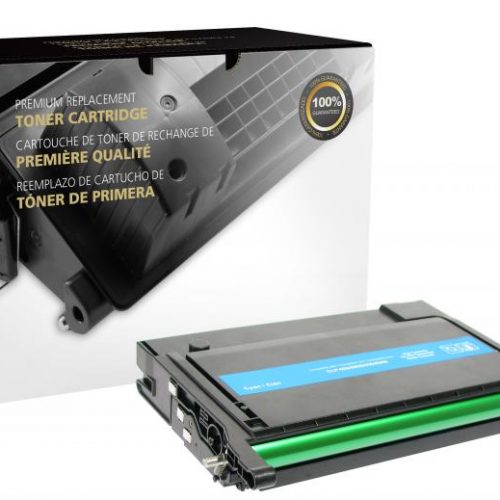 Clover Remanufactured High Yield Cyan Toner Cartridge for Samsung CLP-C660A/CLP-C660B
